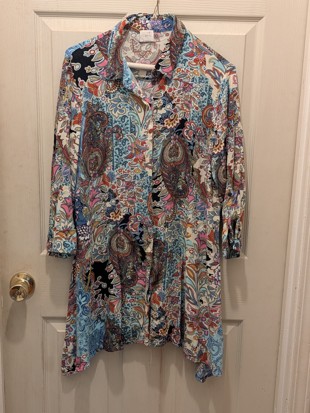 Cupio Multicolor Paisley Button-Down Shirt